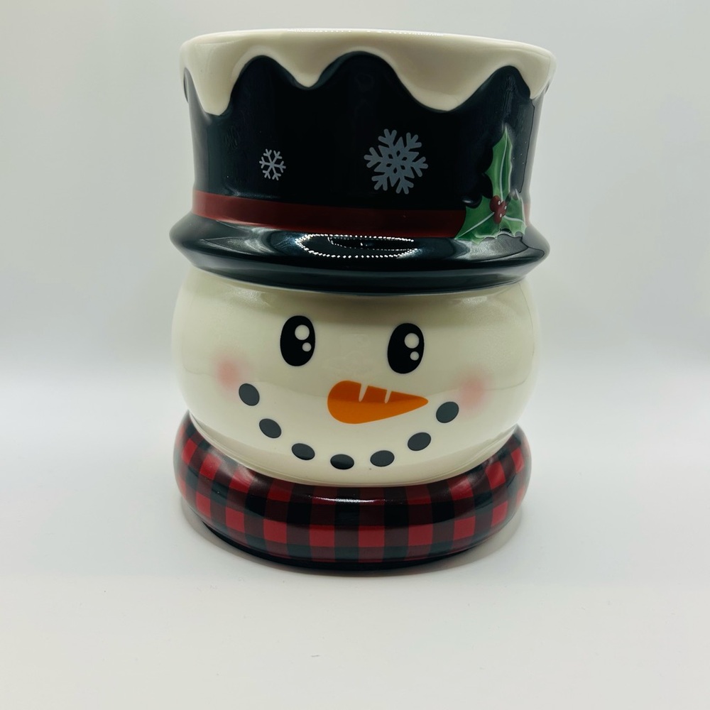 Festive Snowman Jar/ Decor